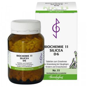 BIOCHEMIE 11 Silicea D 6 Tabletten