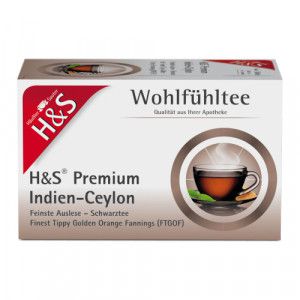 H&S Schwarztee Premium Indien-Ceylon Filterbeutel